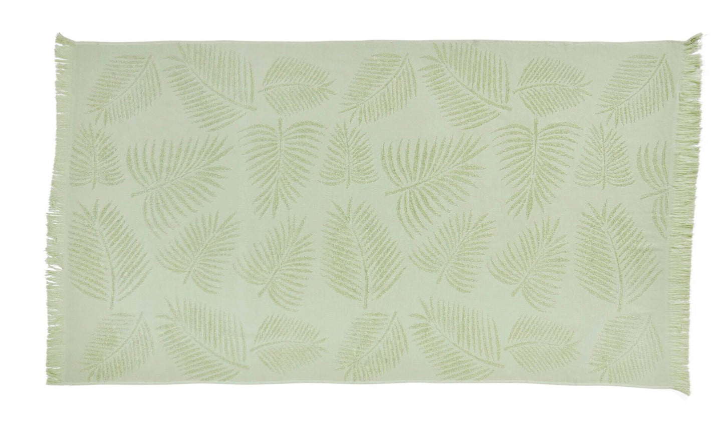 Done.® CAPRI PALM LEAVES Hamamtuch 90x160cm Light Green