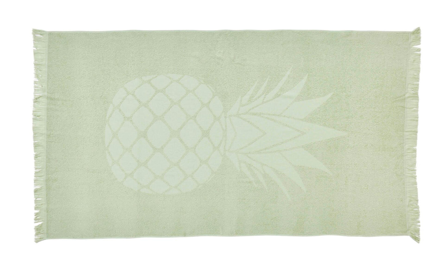 Done.® CAPRI PINEAPPLE Hamamtuch 90x160cm Light Green