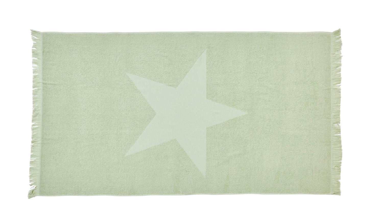 Done.® CAPRI STAR Hamamtuch 90x160cm Light Green