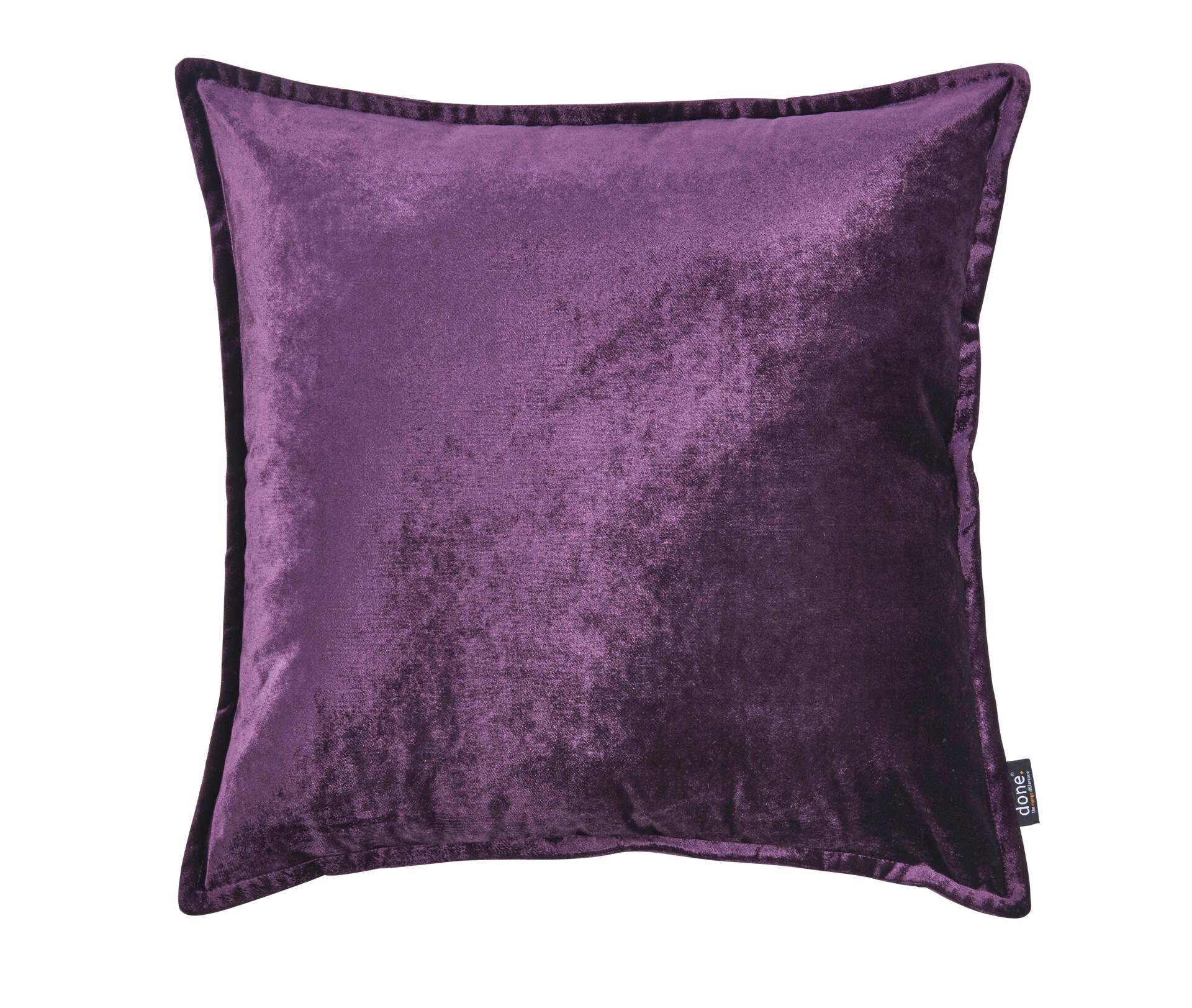 Done.® GLAM Kissenhülle Purple 65x65cm