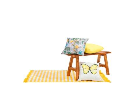 Done.® OUTDOOR KISSEN inklusive Inlett 45x45cm Lemon