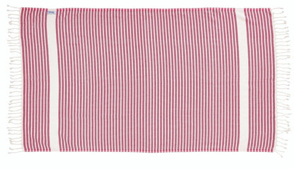 Done.® LOUNGE STRIPES PLUS Plaid 100x180cm Pink