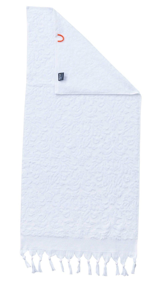 Done.® PROVENCE ORNAMENTS Handtuch 50x100cm Bright White