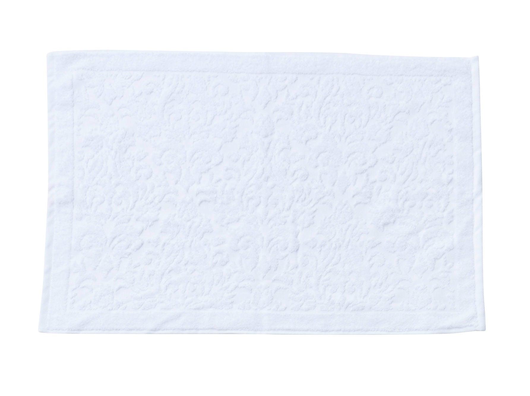 Done.® PROVENCE ORNAMENTS Badvorleger 50x70cm Bright White