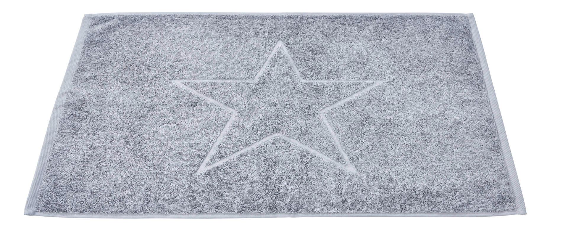 Done.® STYLE STAR Badvorleger 50x70cm Silver